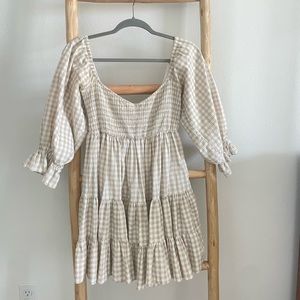 Solai the label Gingham dress